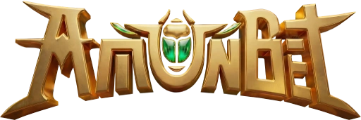 Amunbet logo in gilded letters above the welcome bonus guide