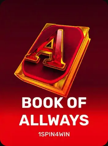 Book of Allways from 1spin4win, playable in the Amunbet lobby