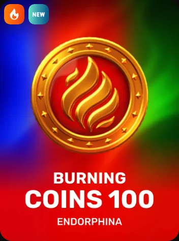 Burning Coins 100 from Endorphina, playable in the Amunbet lobby